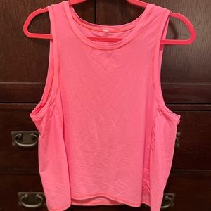 hot pink lululemon cool touch tank